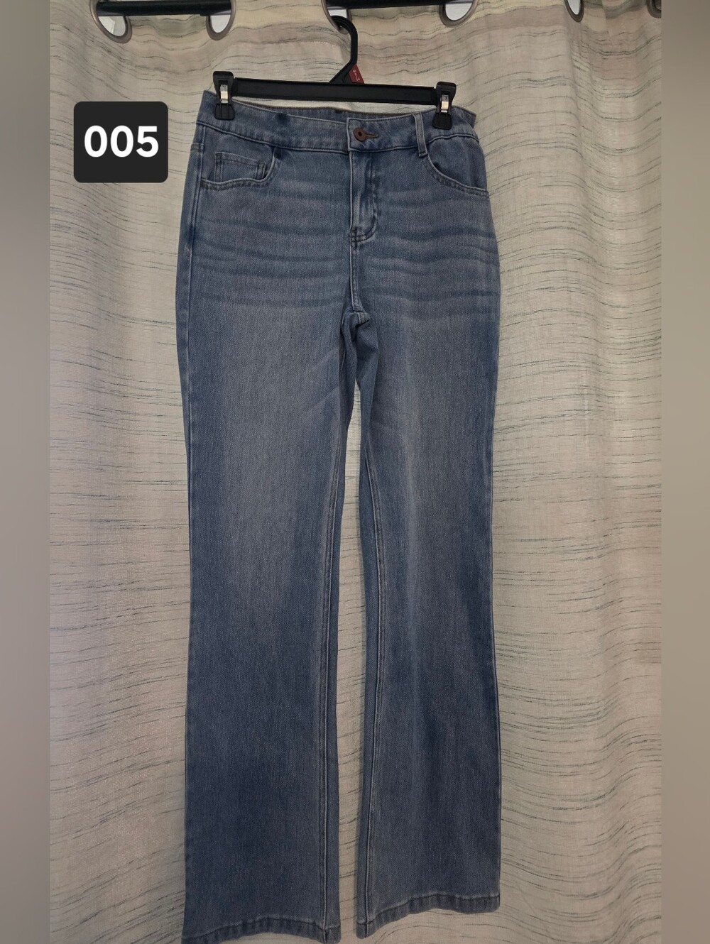 Halara Flex Low Rise Casual Bootcut Jeans In Color Light Azure Blue